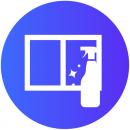 Мытье окон ПВХ 2-х створчатое