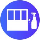 Мытье окон ПВХ балконный блок